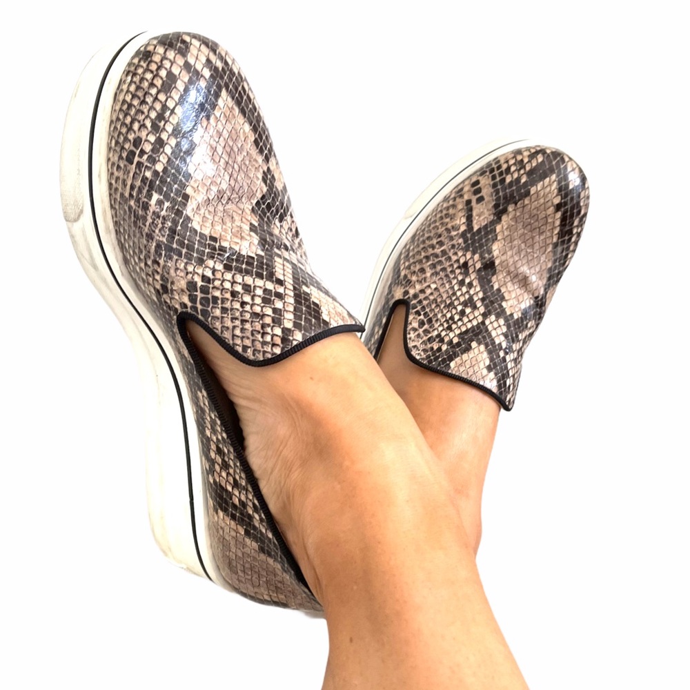 STELLA MCCARTNEY platforms - snakeskin print - 38